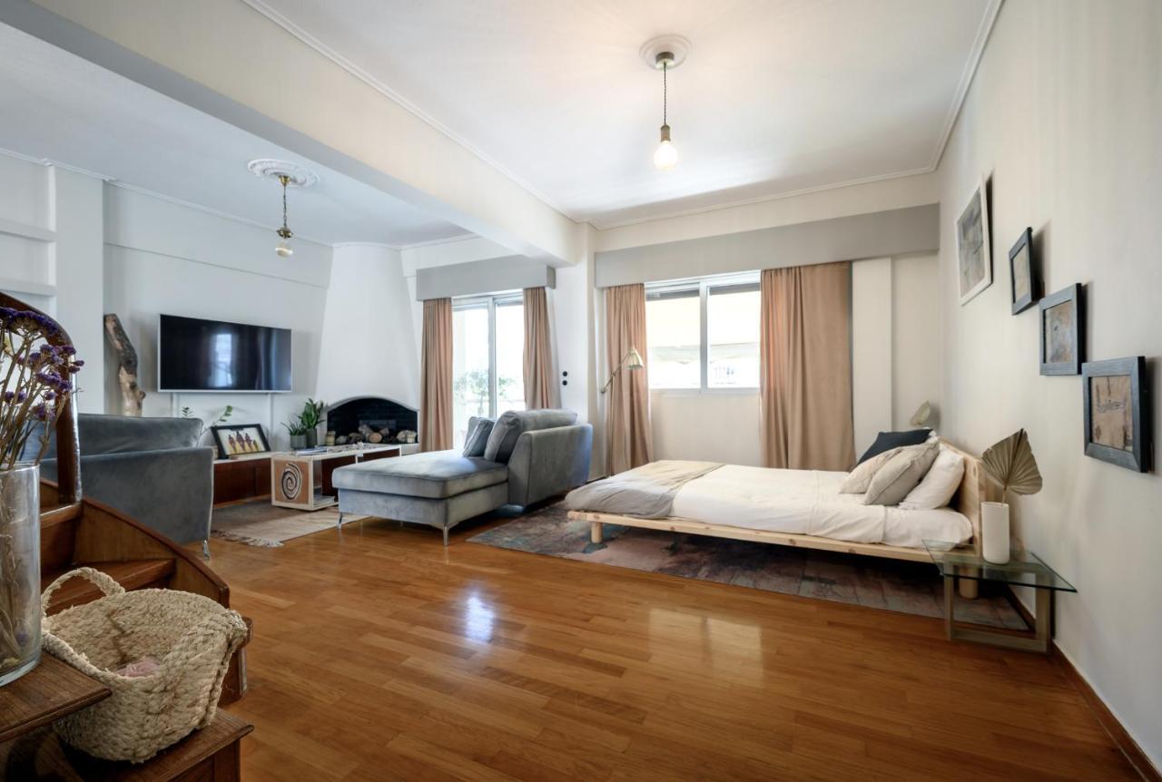 אתונה Relaxed Art Deco Maisonette Pagrati מראה חיצוני תמונה