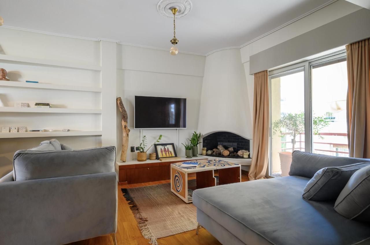 אתונה Relaxed Art Deco Maisonette Pagrati מראה חיצוני תמונה